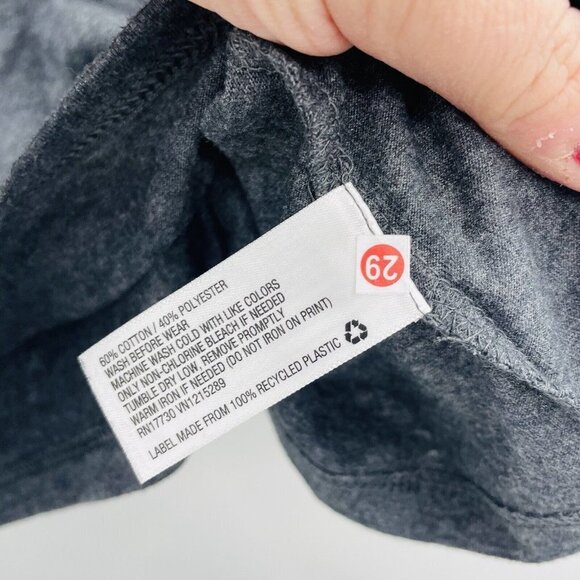 Cat & Jack Boys Small 6/7 Short Sleeve Rainbow Chest Striped T-Shirt in Gray 420 - Picture 6 of 6